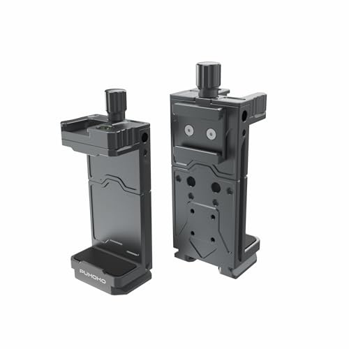 PUKOKO Smartphone Clip, Swiss Arca Standardstorlek, 1/4'' Skruvhål, för Stativ,Direktsändning, Videoinspelning