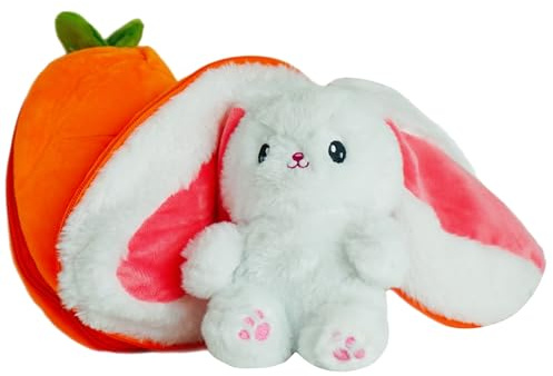 Deluxe Paws Easter Bunny Reversible Plush (Orange)