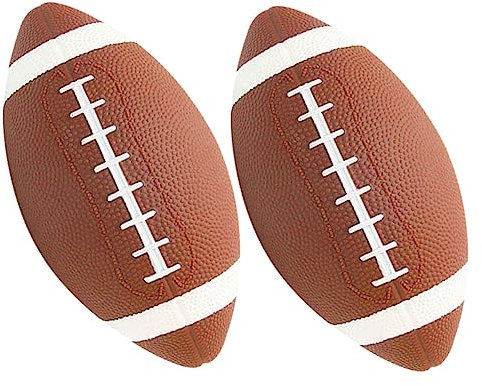 TOYANDONA 2stücke Aufblasbare Rugby Bälle Für Mädchen Für Training Und Spiele Für Indoor Und Outdoor Aktivitäten Lustige Rugby Spielzeuge Für Jungen Und Mädchen