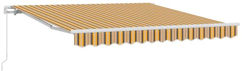 Gecheer Tenda Retrattile Manuale Rigata Multicolore 350x250 cmLetti Moderni