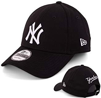 New Era Caps - Baseball Cap Kappe Muetze - Limiterte Designs - MLB NBA NFL - Yankees Lakers Bulls Raiders Chiefs Dodgers Seahawks Sox 49ers (New York Yankees Black V2)