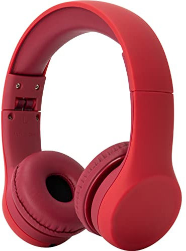 Snug Play+ Kids Casque Audio avec limitation de Volume pour Tout-Petits (garçons/Filles) – Rouge