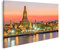 islandburner Prime Bild auf Leinwand Bangkok Thailand Bankok Wat Arun Tempel Sonnenuntergang Bilder Wandbilder Poster