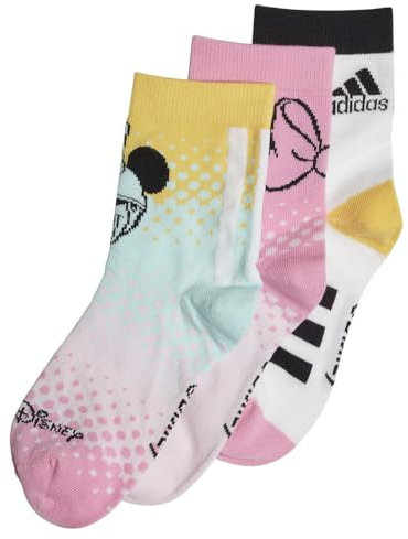 Adidas Disney Minnie Mouse Crew Socks 3 Pairs EU 28-30