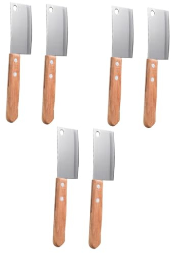 POPETPOP 6pezzi Da Cucina Acciaio Inossidabile Per Tagliare Pane e Formaggi Cutter Multifunzionale Per Burro e Dessert Leggero e Facile Da Riporre