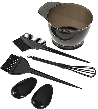 GALPADA Kit Per La Tintura Dei Chioma 5 Pezzi, Set Strumenti Per Colorazione Professionale, Plastica Resistente e Lavabile, Adatto Per Uso Domestico e Salone, Facile Da Pulire e Riutilizzabile