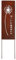 UNUS Gartendekoration Roststecker Willkommen Spruch Metallschild mit Pusteblume 66 x 22 cm