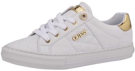 Guess Women's Loven Sneaker, White, 7