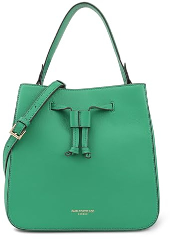 Paul Costelloe Genuine Leather Multiway Bucket Bag | Peace (Jelly bean)