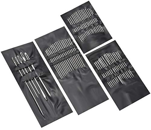 55 Hand Sewing Needles Large Eye Embroidery Needle Darning Needles Metal Needles for Sewing