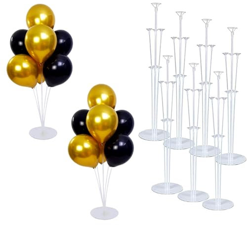 CZCPARY Stand per palloncini, kit di stand per palloncini riutilizzabili, decorazione di palloncini per feste di compleanno, decorazione per matrimoni, feste di compleanno (7PCS)