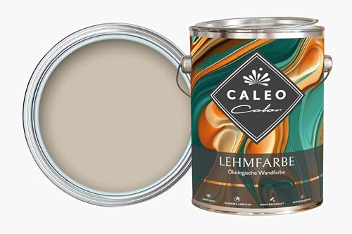 Caleo Color Lehmfarbe SANDDÜNE 0,15 Liter - ökologische Wandfarbe für Wohnzimmer und Co. - hoch deckend, tropffrei, geruchsneutral