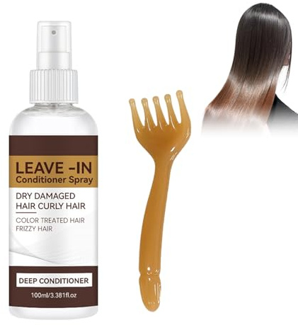 Eazerom 21 Spray Leave-in Conditioner, Spray Après-shampoing sans Rinçage pour Tous Types de Cheveux, Traitement Capillaire Hydratant Leave-in, Réparation des Cheveux Abîmés,
