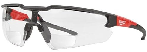 Milwaukee Clear Safety Glasses +1