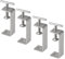 EXLECO 4 Pezzi Morsetto a C Resistenti 53 – 93 mm Morsetti da Falegname Acciaio Inox Morsetti per legno, Morsetti a Vite, Morsetto di Fissaggio, Morsetti a C per Lavori in Legno Saldatura Carpenteria