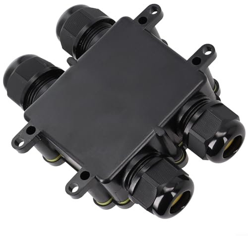 Wetterfeste H-Steckdosen-Abzweigdose für 4-Wege-Kabelverbindung, IP68