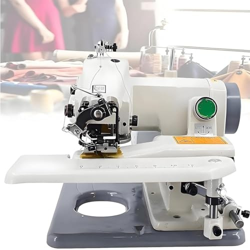 Blind Stitch Hemming Machine,Bärbar Sy- Och Broderimaskin, Maxhastighet 1200 R/Min,Med Pedal Och 10-Nål,För Effektiva ändringar Och Fållbyxor