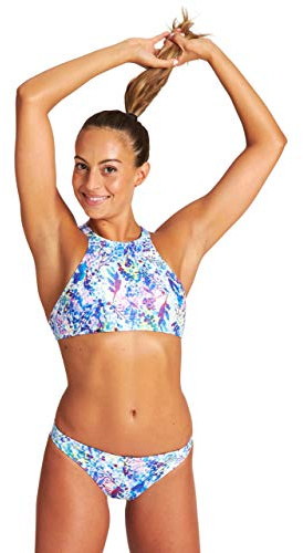 ARENA Rulebreaker Think Bauchfreier Damen-Bikini, sportliches Schwimm-Top