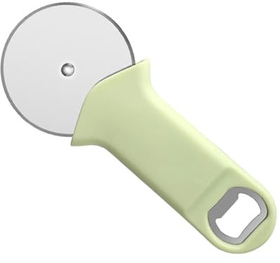 MAGICLULU Coupe-Pizza Multifonctionnel en Acier Inoxydable Ouvre-Bouteille Roulette Pratique Cuisine et Pâtisserie Coupe-Pâtisserie Outil Cuisine Pratique