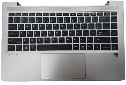 Repuesto para HP Probook 440 G8 445 G8 445R G8 Palmrest G8 teclado retroiluminado con altavoz plateado M23769-001 M23770-001