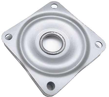 Piastra girevole cuscinetto girevole per piatto in acciaio zincato base girevole facile da ruotare