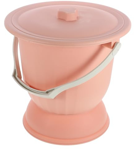 Housoutil Orinal Portátil para Adultos Tapa, Material Pp Resistente y Reutilizable, Capacidad 6.5l, Adecuado para Hospital y Viajes, Práctico y Cómodo para Personas Mayores y Discapacitadas