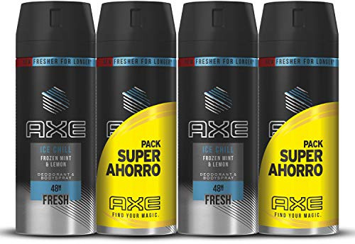 AXE Ice Chill Deodorant - 2 x 300ml (Total 600ml.)