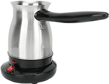 Sonew Caffettiera Turca Elettrica, Caffettiera Turca in Acciaio Inossidabile, Caffettiera Greca per caffè Arabo, tè e Bevande Calde