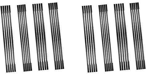 Sxmrmnx 2X Scroll Saw Blades,Fretsaw Blade,Scroll Saw Blades,Scroll Saw Blades with Pin, 10/15/18/24 Teeth, for Woodworking