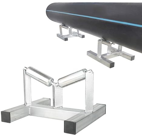 PE Pipe Roller Support Wheel Bracket Heavy Duty 50-315mm, Pipeline Sliding Tool for Gas Pipe Welding and Alignment, Engineering Cable Conduit Roller Track Pulley
