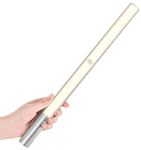 BLS LED Closet Light Battery Operated, T402 Super Bright Wireless Under Cabinet Lighting | Motion Sensor Light | Large 4500mAh Rechargeable Battery Powered | 4000K Daylight White | 180 Days Run Time