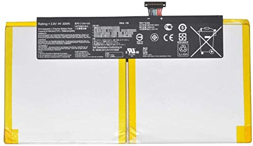 C12N1435 PP12LG140Q-1 1ICP3/99/100-2 Laptop Battery Replacement for Asus Transformer Book T100H T100HA T100HA-C4-GR T100HA-FU006T 10.1 2-in-1 Touchscreen Series (3.8V 30Wh)