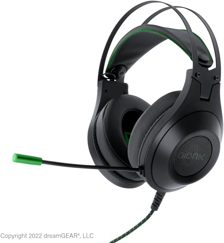 Bionik Sirex Gaming Headset with Memory Foam & 50MM Drivers for Xbox Series XS - Advanced Headphones with Mic, Volume Control & Mute Switch - Compatible with PS5, Nintendo Switch OLED & PC/Mac