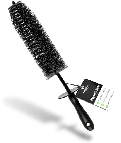 Auto Felgenbürste Extra Lang | Bürste zur schonenden & gründlichen Reinigung der kompletten Felge | Weich & Flexibel für eine effiziente Felgenreinigung