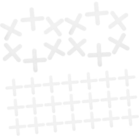 DOITOOL Tile Grout Spacers 4mm Cross Leveler for Floor Wall Tiling Plastic Tile Spacers Set 1000 Pack for