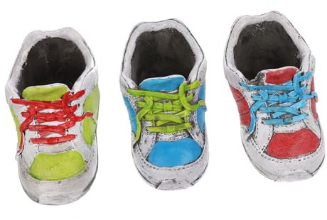 UPKOCH 3 Pezzi Pentola di fiori in alto simulato multiplo piante da succulento piccolo giardinaggio orticoltura pottd Cactus piantatrice contenitore per piantare piante ceramica