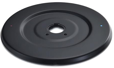 ZAYIUKI Panneau de douche, rosace de rechange pour robinet de baignoire et de douche en finition noir mat avec collections