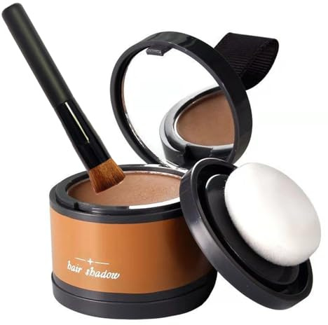 Light Brown Hairline Powder with Soft Brush