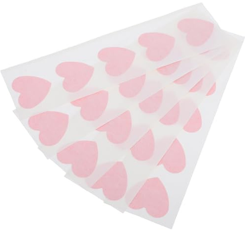 VALICLUD 25 Parches Autoadhesivos en Forma de Corazón, Pequeños, Transpirables E Impermeables, Vendajes para Heridas y Lesiones, Cómodos y Portátiles para Cuidado y Primeros Auxilios