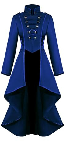 dijiusidy Gotisk Punk Klänning Uniform Cosplay Kostym Skräddarsydd Kavaj Full Av Vintagestil Bekväm Slitstark Användning För Alla Säsonger Gotisk Steampunk Trench Vintage Stil Outfit För Kappa