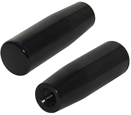 Flyshop 3 Pieces M6 x 35mm Threaded Plastic Handle Grip Sleeve for Clamping Screws Knobs, Revolving Handle, Hand Tightening Thread Clamping, Durable Clamping Handles Screw Knobs Hand Grips