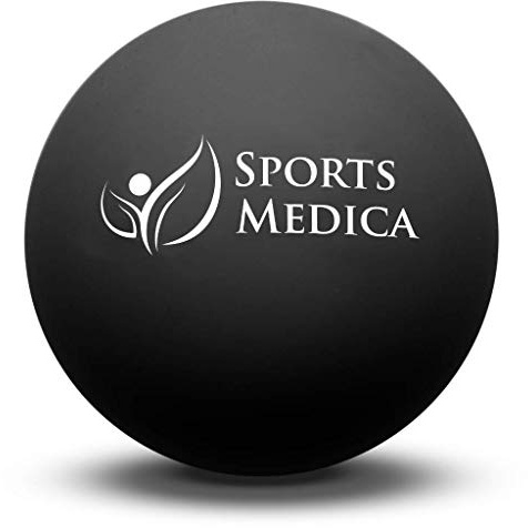Sports Medica Lacrosse Ball for Myofascial Release - Perfect for Trigger Point Massage Therapy - Best for Neck & Shoulder Pain - Video Series & eHandbook Included