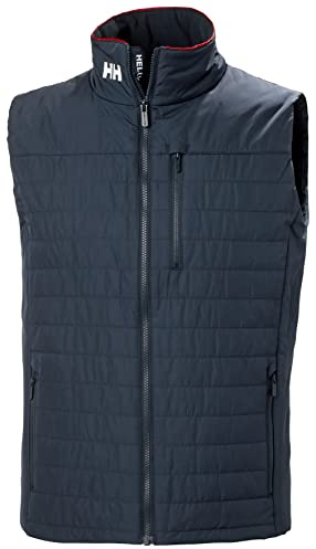 Helly Hansen Hommes Gilet isolé Crew 2.0, Bleu Marine, M