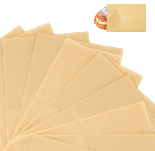 50 Ark Syrafritt Silkespapper, 50x75cm Syrafritt Omslagspapper Arkivmjukpapper Syrafritt Papper för Kläder Textilier Linne Fotosmycken Presenter Omslagsförvaring (Brun)