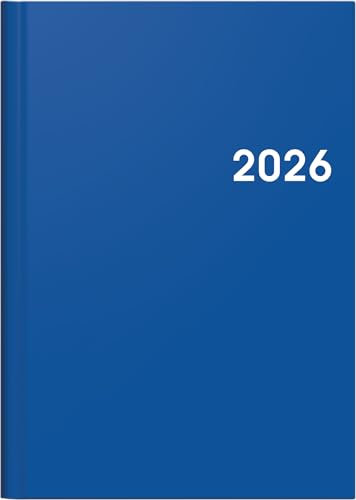 BRUNNEN Buchkalender Mod. 796 2026 | A5, Kunststoff, blau