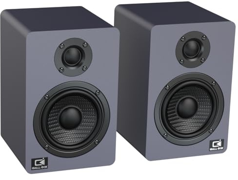 IBALL·BOX 60W Computer Speakers for Desktop PC, DSP, Bluetooth 5.3, 24-Bit Optical, USB-C, AUX, Silk-Dome Tweeter, Carbon-Fiber Driver, Desk Speakers for Laptop/Mac/Monitor, Slate Blue
