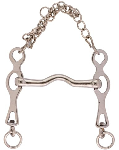 Bocado portugués puente inoxidable Los Nietos Dressage | Equipamiento para el caballo | Producto de Guarnicionería | Tradición artesana | Los Nietos