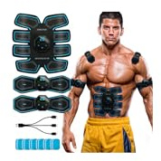 ETROBOT ABS Trainer Muscle Stimulator - EMS Muscle Stimulator, 10 Modes & 20 Intensities Abs Workout Equipment, Tactical X Muscle Toner Full Body Ab/Hip Trainer for Men Women