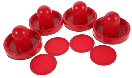 INOOMP Set 1 Pusher per Air Hockey da Tavolo Disco in Abs e Velluto, Tecnologia Avanzata per Controllo Migliorato, Accessori per Tavoli da Gioco e Feste tra Amici