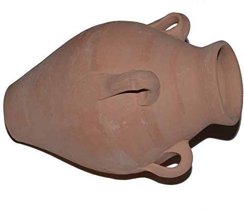 Mini anfore in terracotta, decorazione per acquario, fioriere